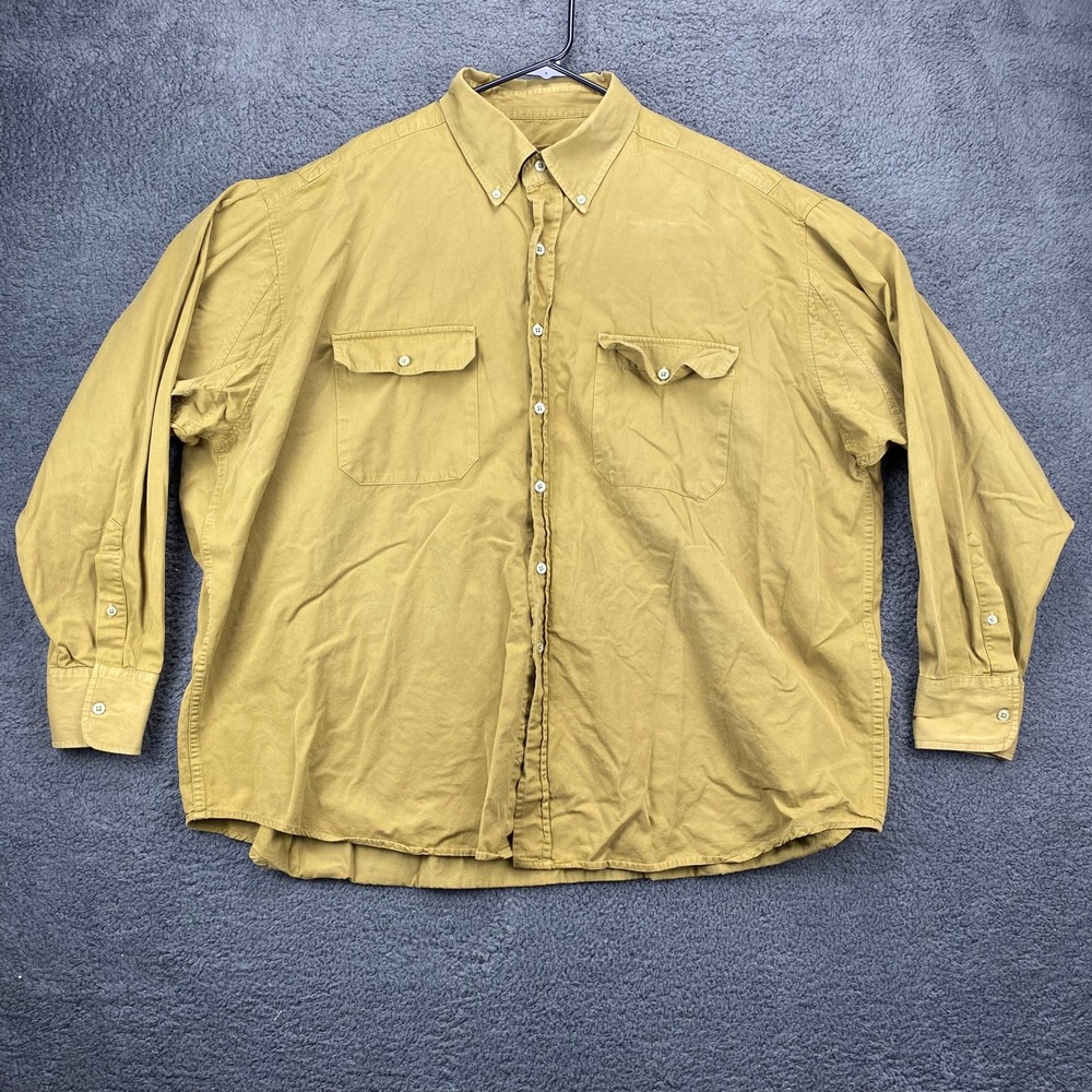 Walls Ranch Wear Button Up Shirt Cotton‎ Pockets Workwear Casual Mens 3XL